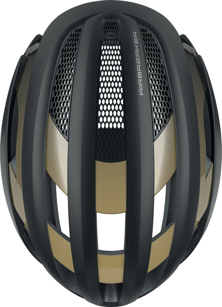 Abus Airbreaker Black Gold racerhjelm