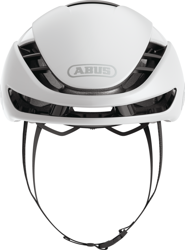 Abus Gamechanger 2.0 Polar White. Hvid aerohjelm til tri og landevej