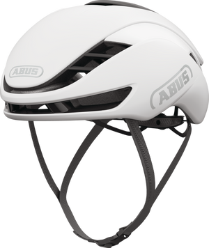 Abus Gamechanger 2.0 Polar White. Hvid aerohjelm til tri og landevej