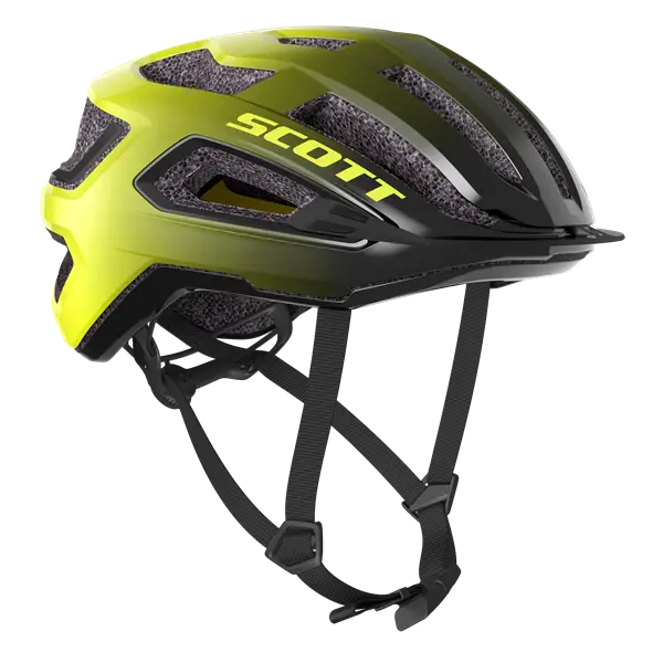 Scott Arx Plus Mips Cykelhjelm Dark Grey Radium Yellow 51-55 cm