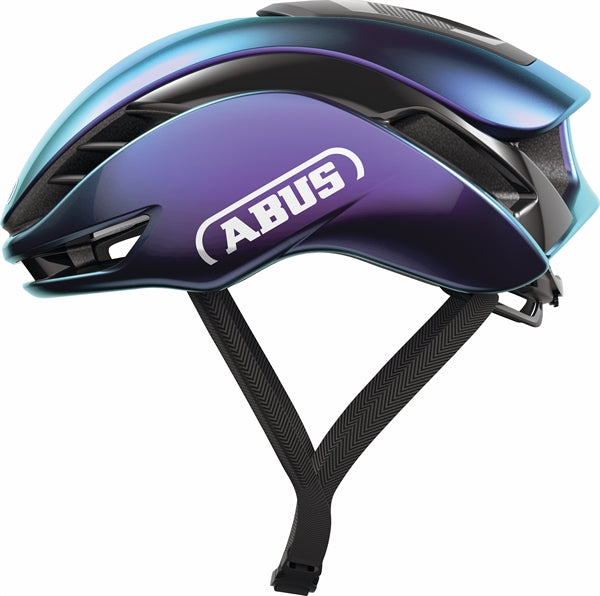 Abus Gamechanger 2.0 FlipFlop Purple. Lilla aerohjelm til landevej og tri