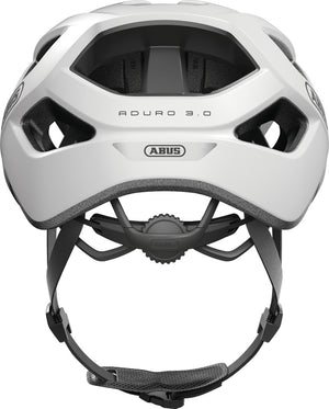 Abus Aduro 3.0 Polar White. Mat hvid cykelhjelm