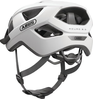 Abus Aduro 3.0 Polar White. Mat hvid cykelhjelm