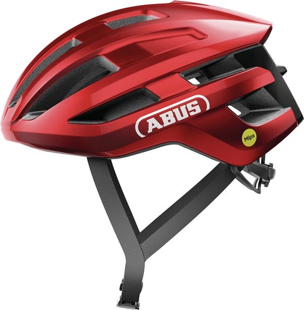 Abus Powerdome Mips Blaze Red | cykelhjelm til landevej og gravel