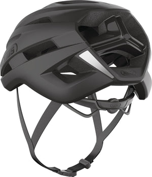 Abus StormChaser Ace Velvet Black. Mat sort cykelhjelm fra Italien