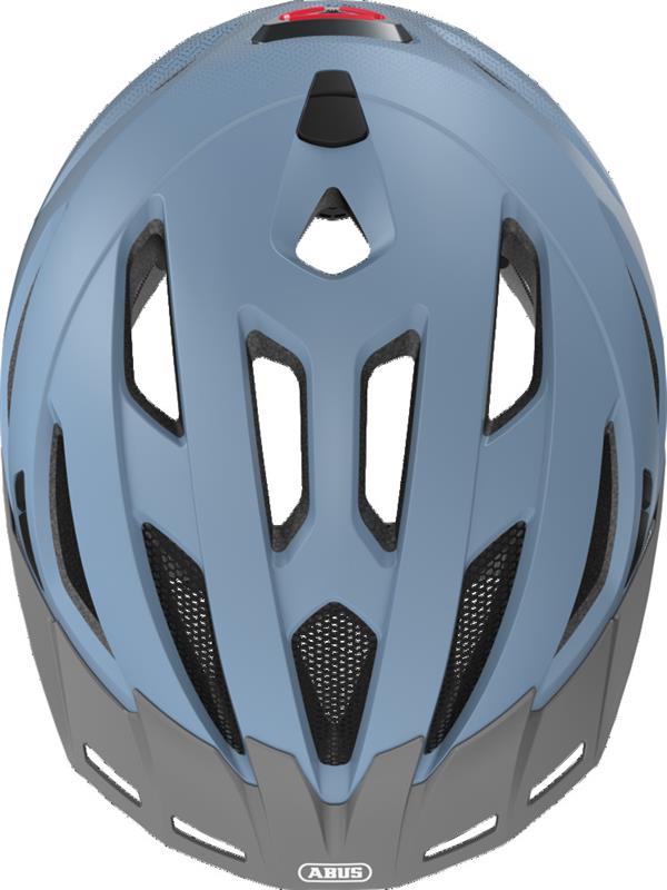 Abus Urban-I 3.0 Cykelhjelm Glacier Blue med LED lys