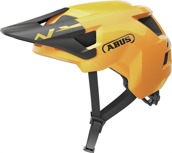 Abus Youdrop Icon Yellow 48-55 cm. Cykelhjelm til børn bmx og mtb