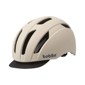 Bobike City Helmet Cream | beige cykelhjelm