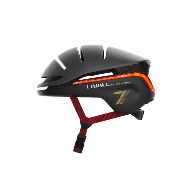 Livall Evo21 Dark Night | Bluetooth cykelhjelm med LED lys