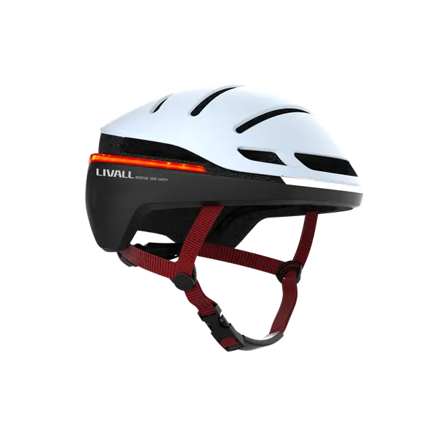 Livall Evo21 Snow | smart cykelhjelm med LED lys