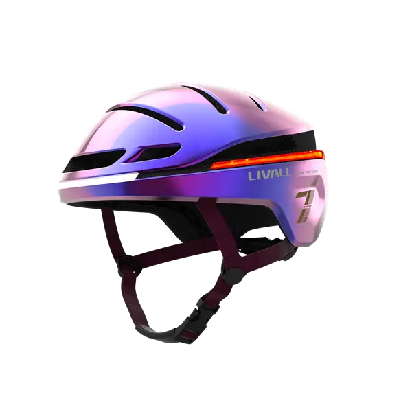 Livall Evo21 Ultraviolet Bluetooth cykelhjelm