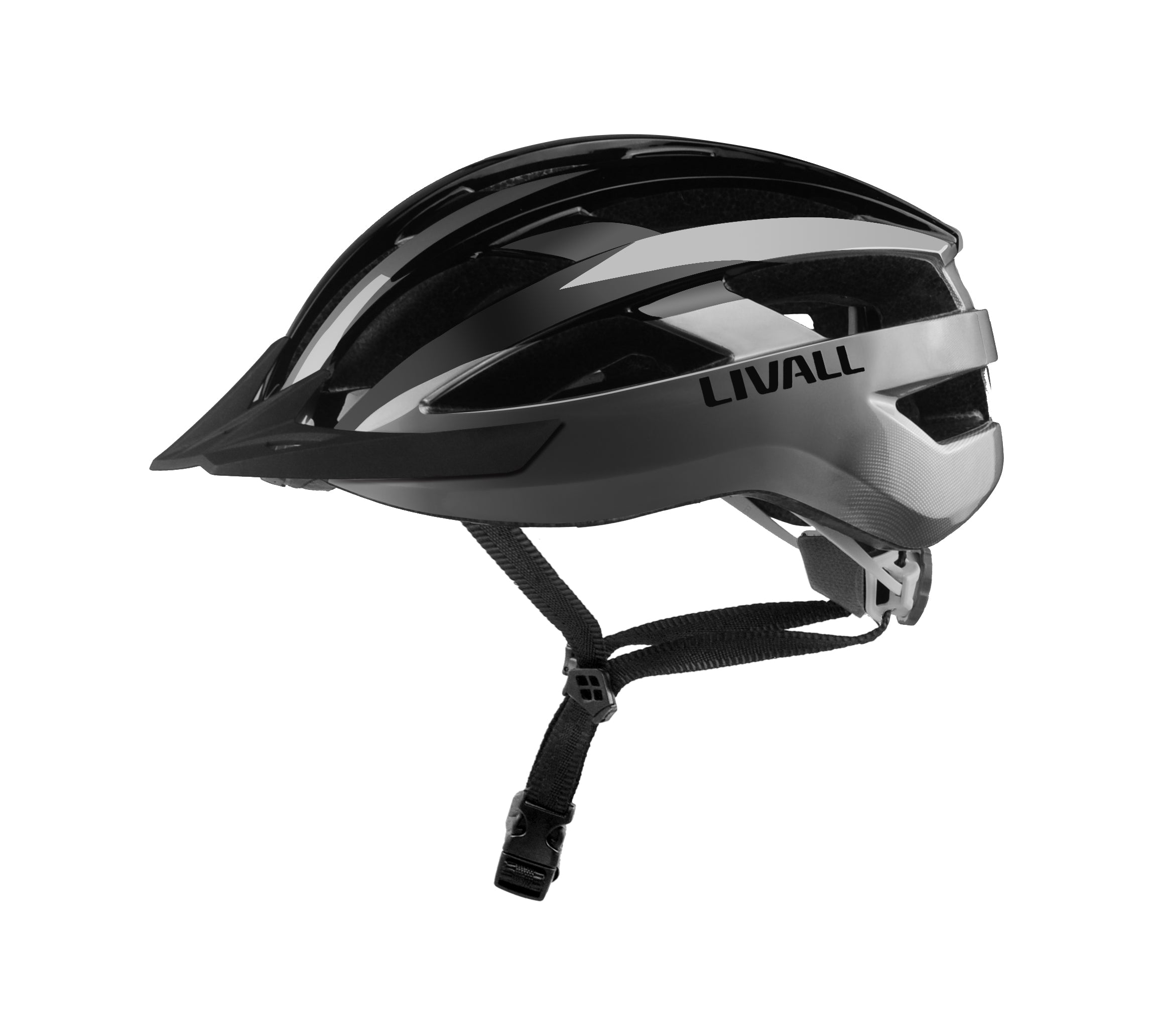 Livall MT1 Neo Silver Black Bluetooth | mtb hjelm med bluetooth og kommunikation