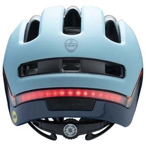Nutcase Vio Sky Gloss Mips | smart led cykelhjelm lyseblå