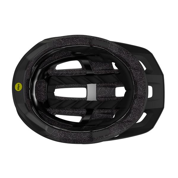 Scott Argo Plus (Mips) Black Matt | sort mtb hjelm med brilleholder bag på