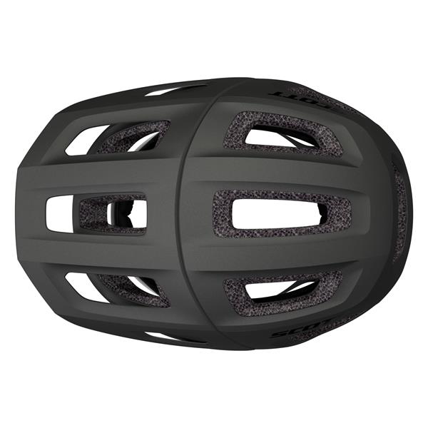Scott Argo Plus (Mips) Black Matt | sort mtb hjelm med brilleholder bag på