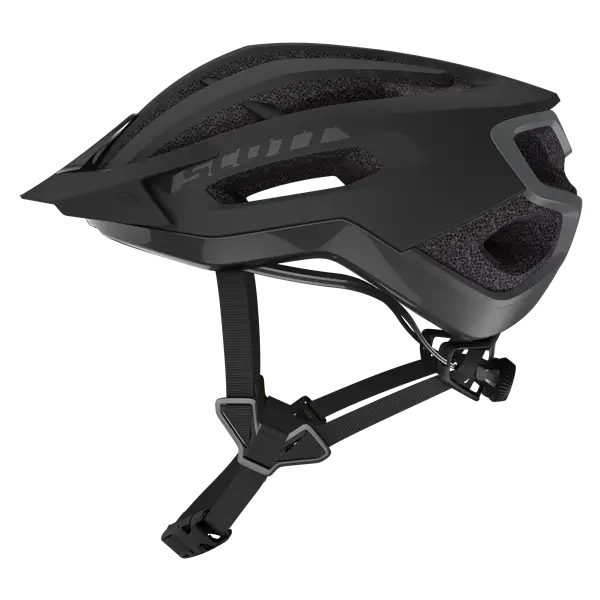 Scott Fuga Plus (Mips) Stealth Black | sort cykelhjelm med mips