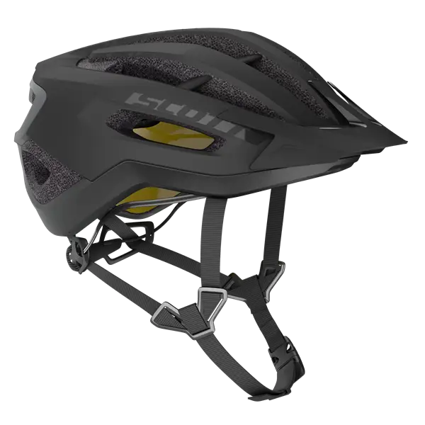 Scott Fuga Plus (Mips) Stealth Black | sort cykelhjelm med mips